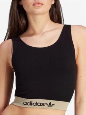 🏛️NWT adidas Originals Ribbed Modern Flex Brami💎